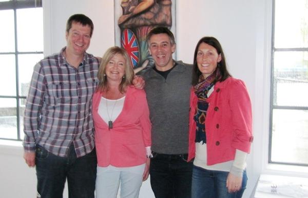  Co-owners (L-R) Alex Boyes, Jan Rae, Martin and Megan James.